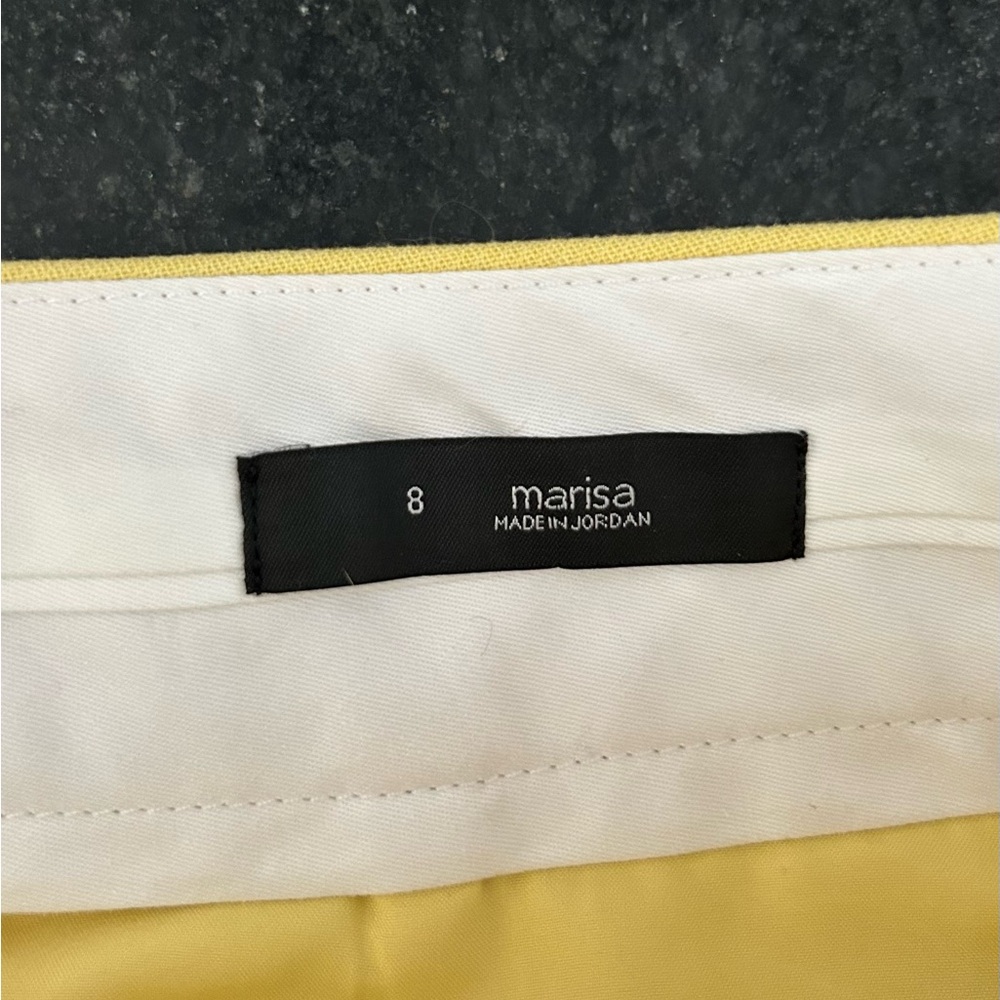 Beautiful Butter Yellow LOFT Marisa Ankle Trousers - Size 8. NWOT - Picture 5 of 6